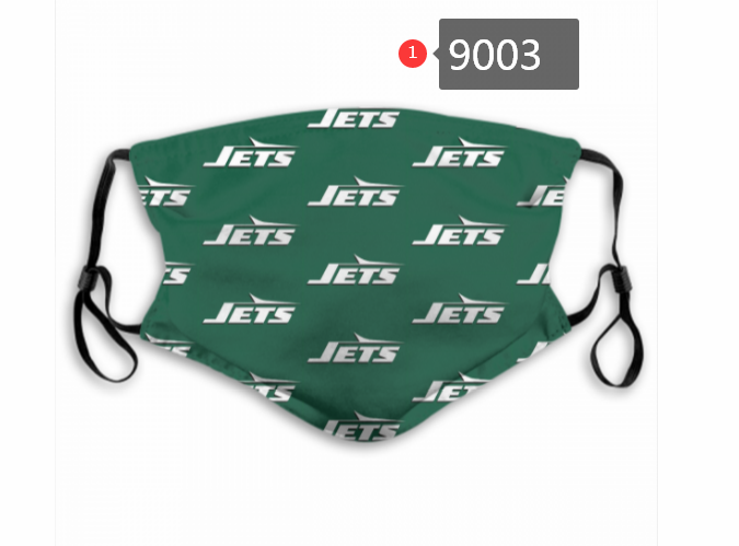 2020 NFL New York Jets #2 Dust mask with filter